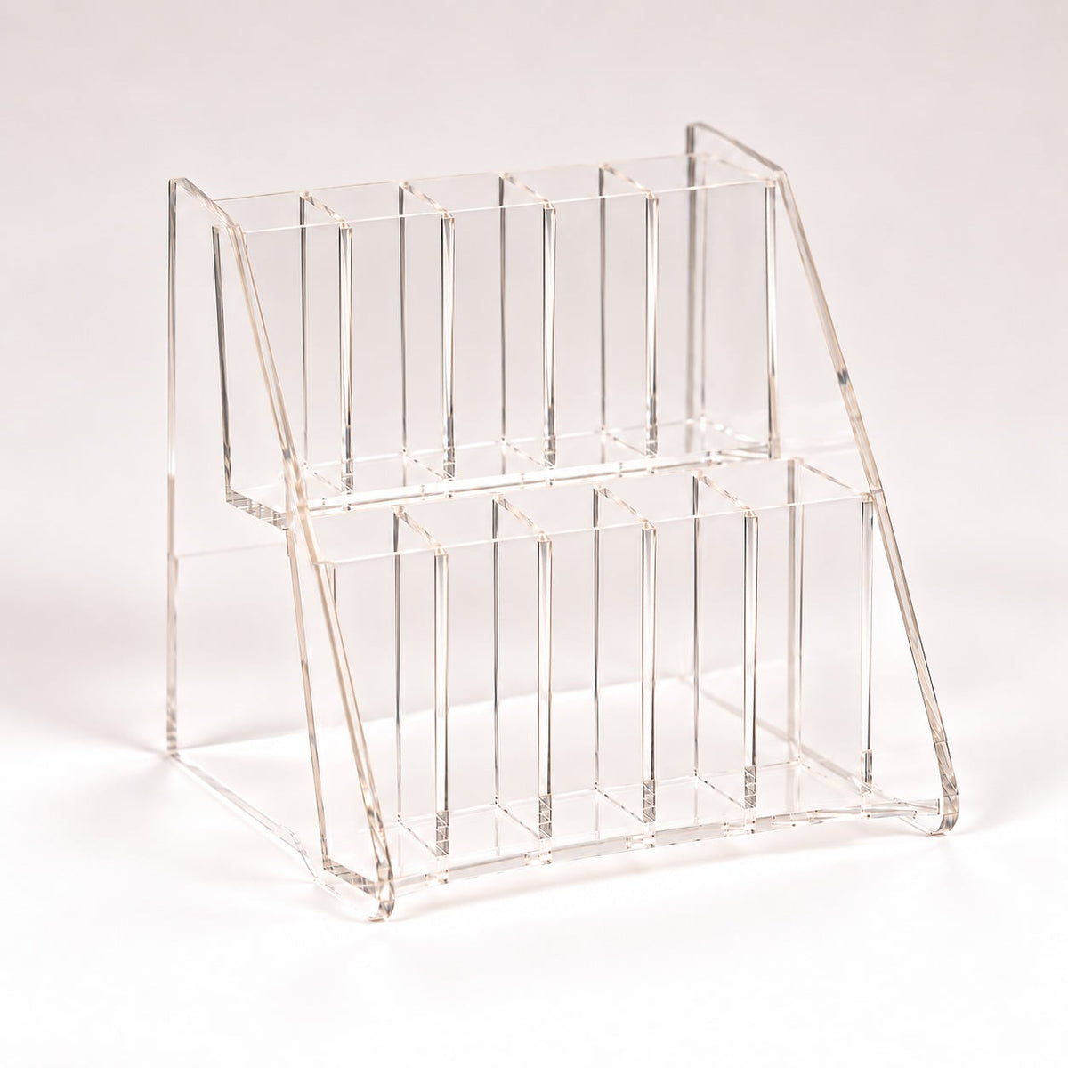 10-Slot Clear Acrylic Nail File Display by Swanson Christian Products, product view 3