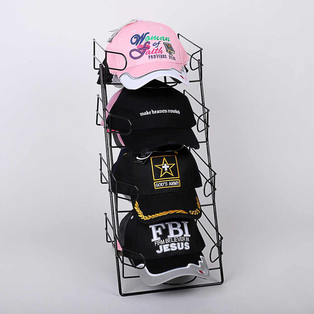 CAP TOWER BLACK 4 TIER