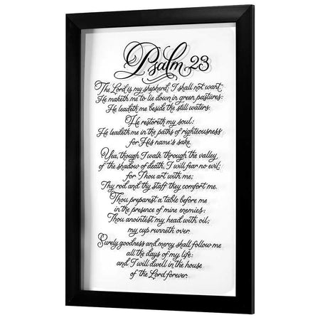 Framed Wall Art Ps. 23 Calligraphy 13x20 by Dicksons, product view 2