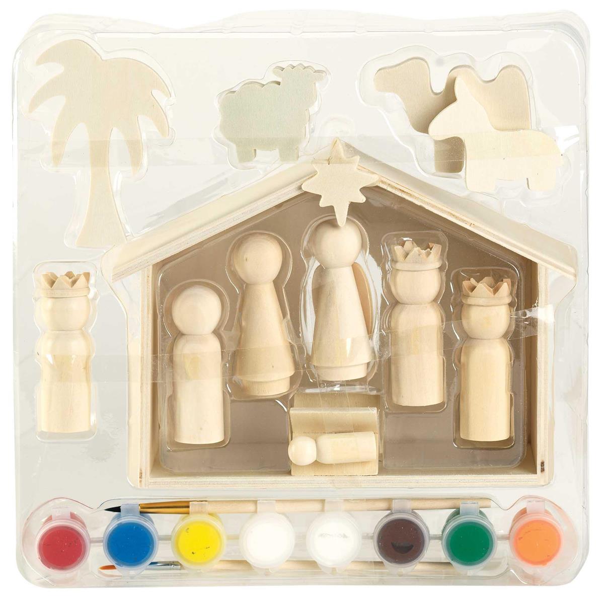 Nativity Wood Paint Set by Dicksons