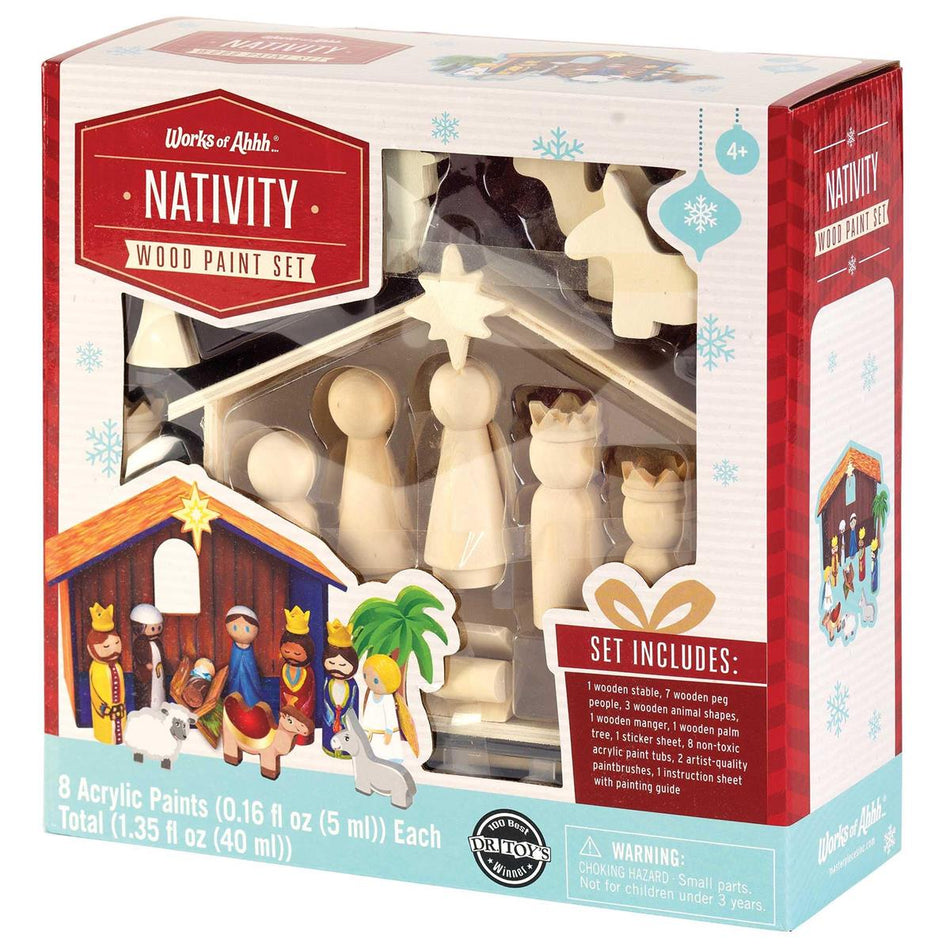 Nativity Wood Paint Set by Dicksons, product view 2