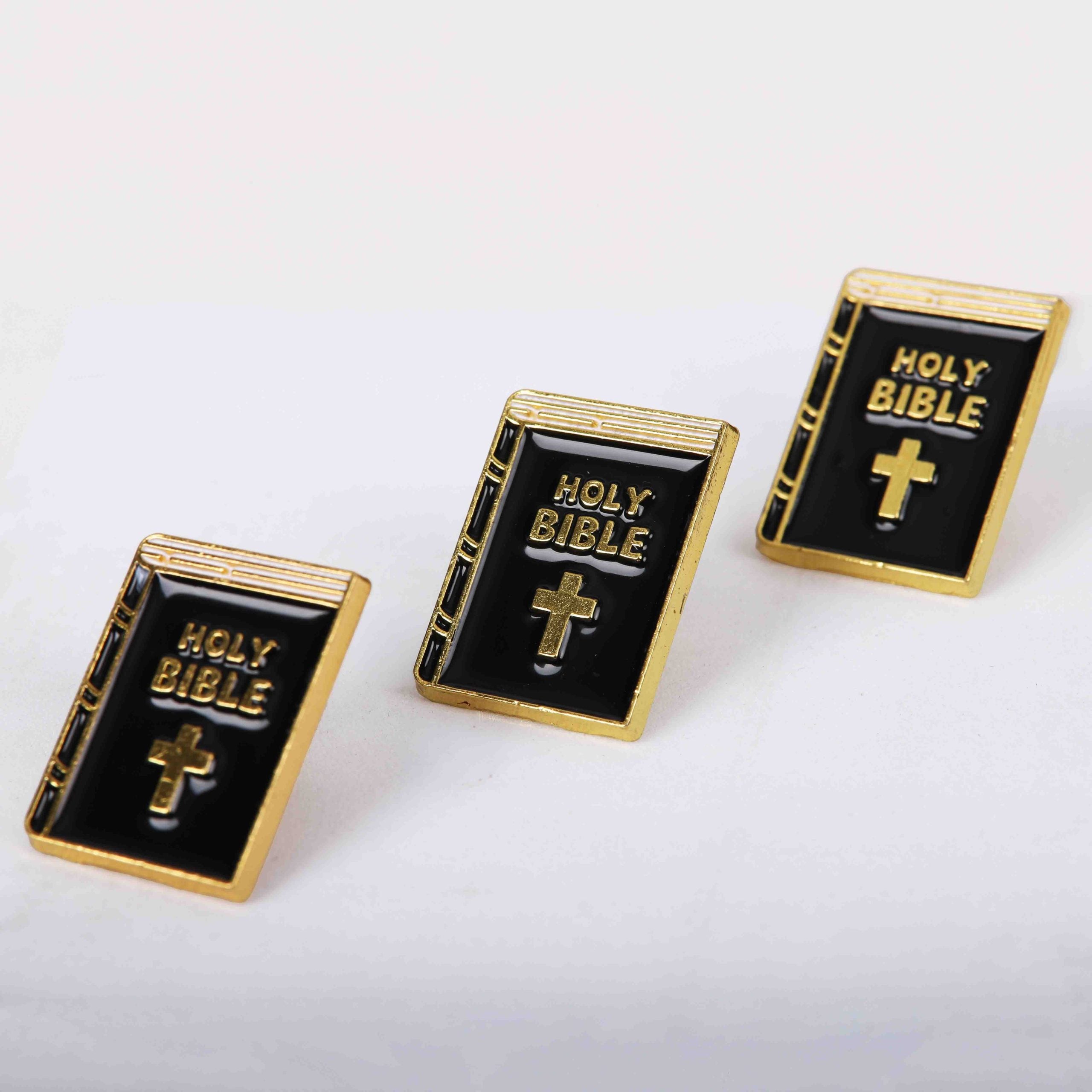 PIN ENAMEL HOLY BIBLE PK3