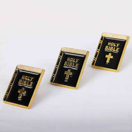 PIN ENAMEL HOLY BIBLE PK3