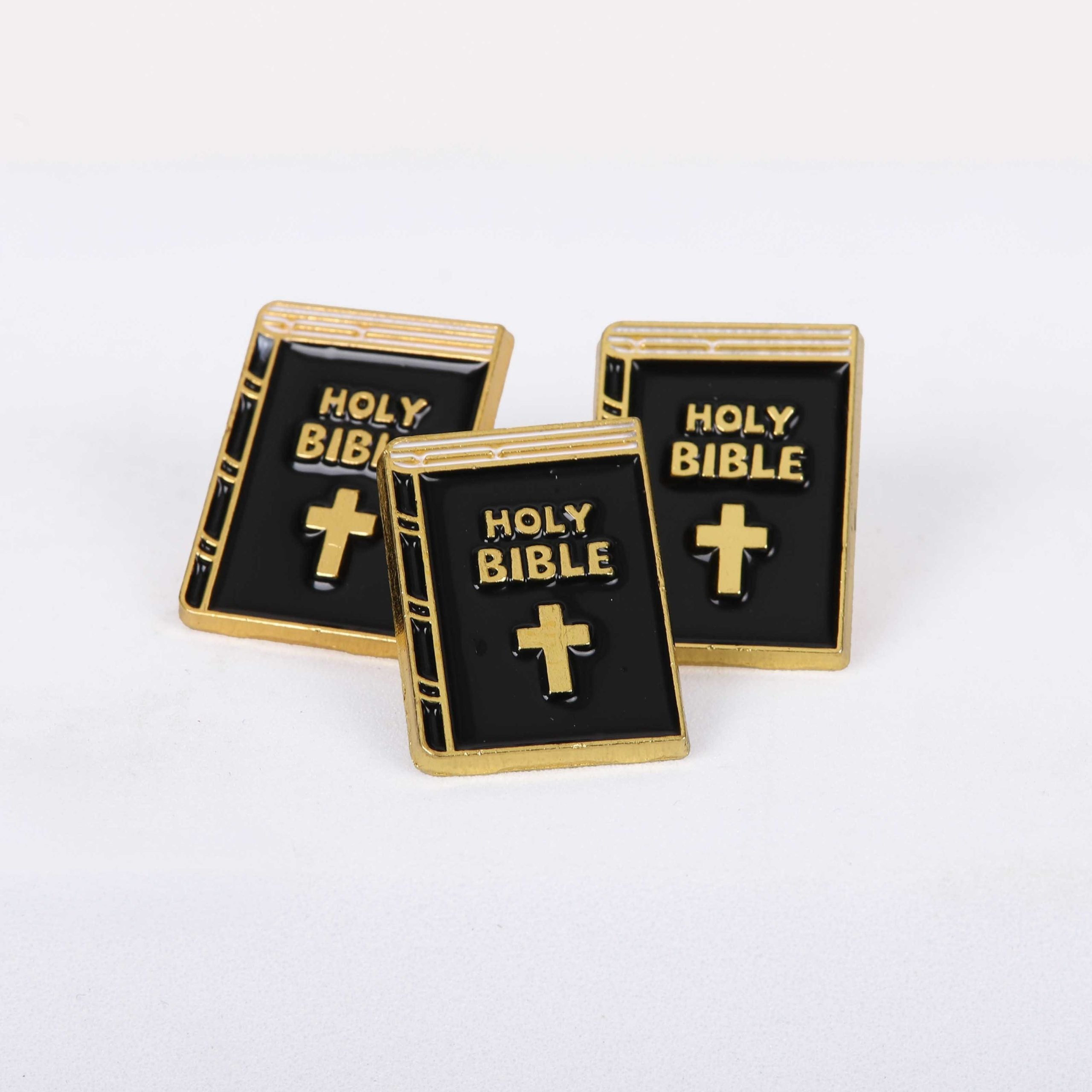 PIN ENAMEL HOLY BIBLE PK3