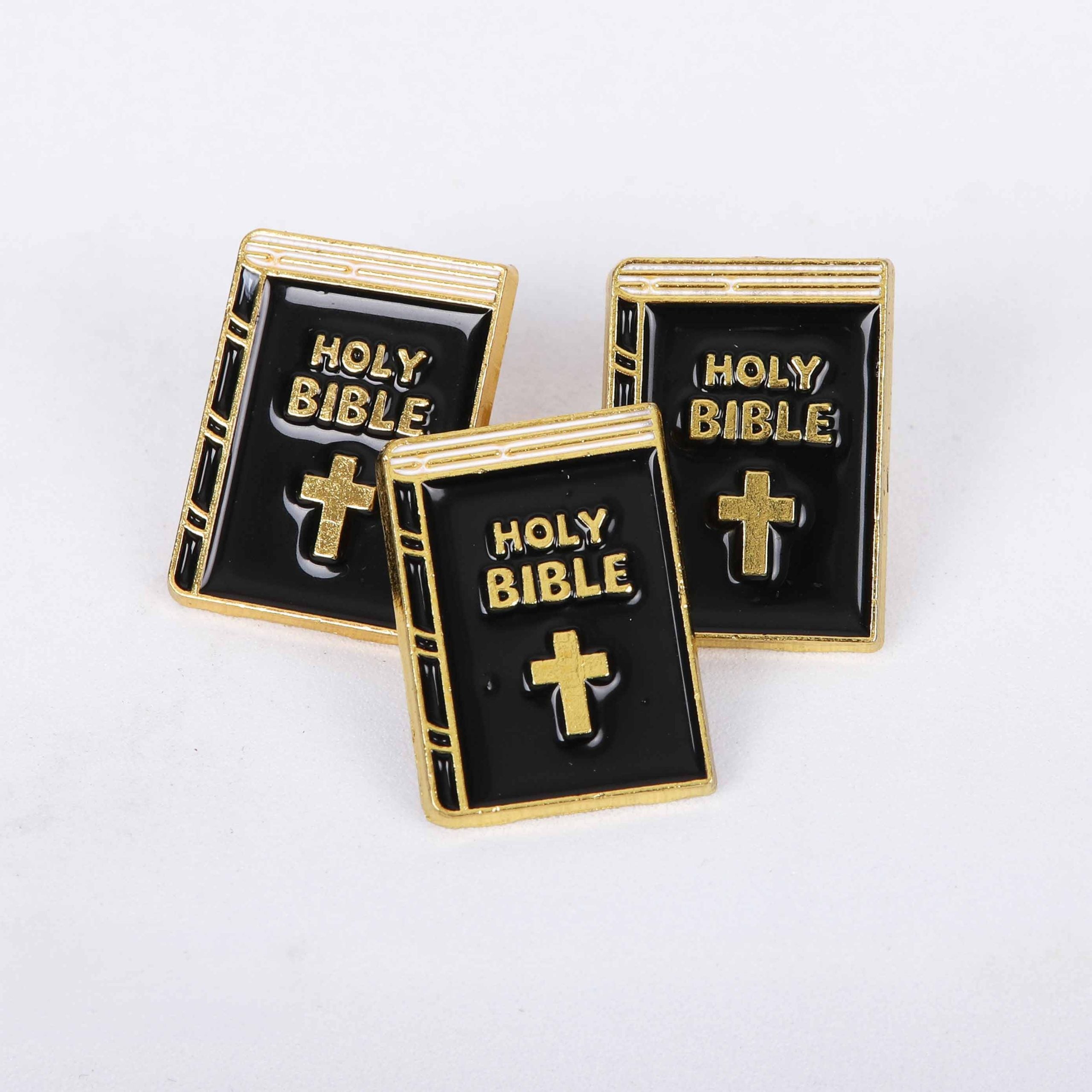 PIN ENAMEL HOLY BIBLE PK3
