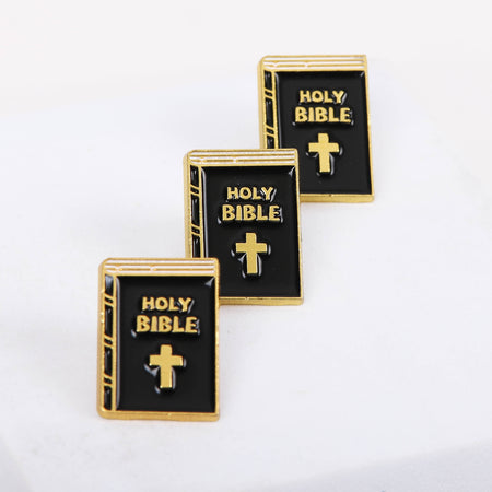 PIN ENAMEL HOLY BIBLE PK3