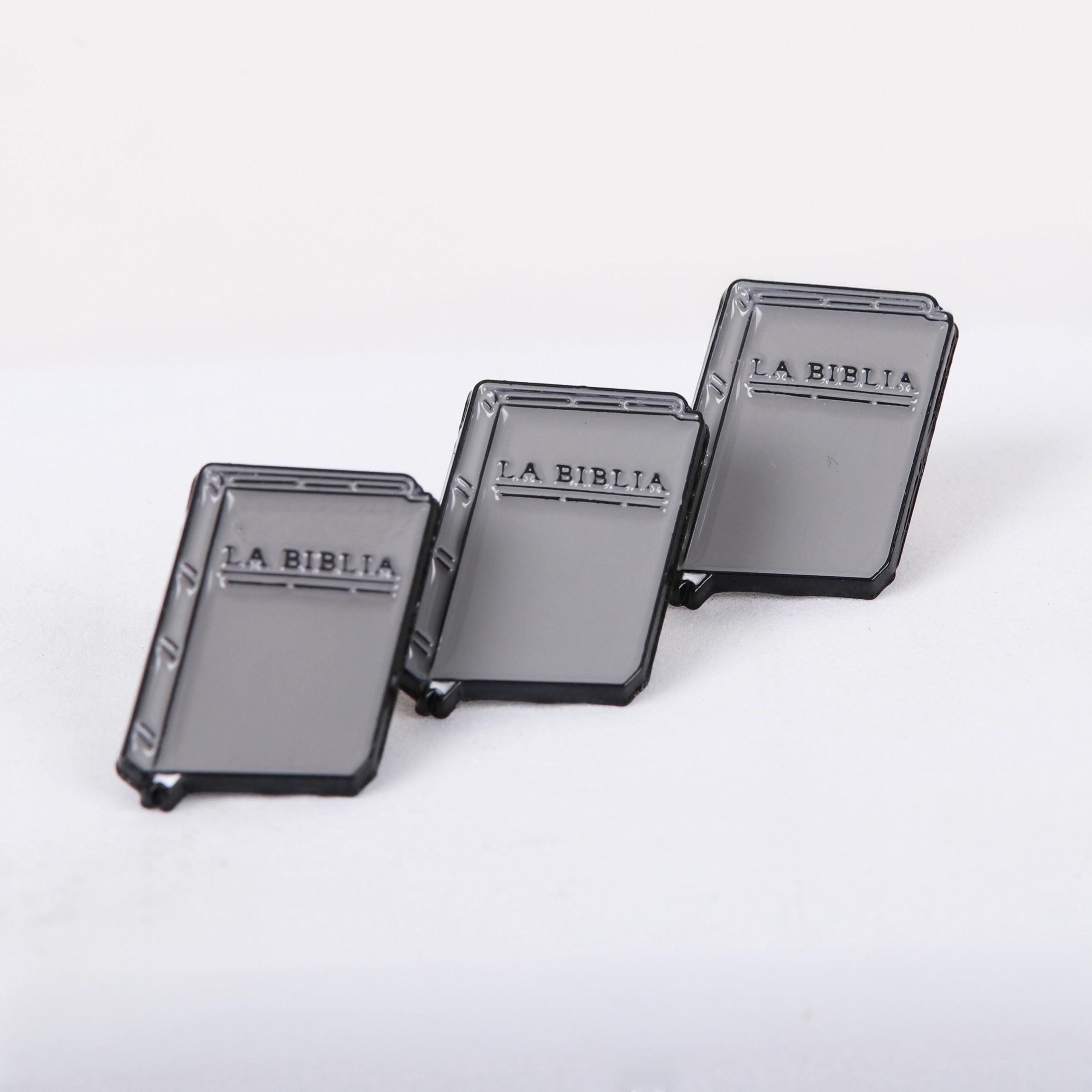 PIN ENAMEL HOLY BIBLE SPANISH PK3
