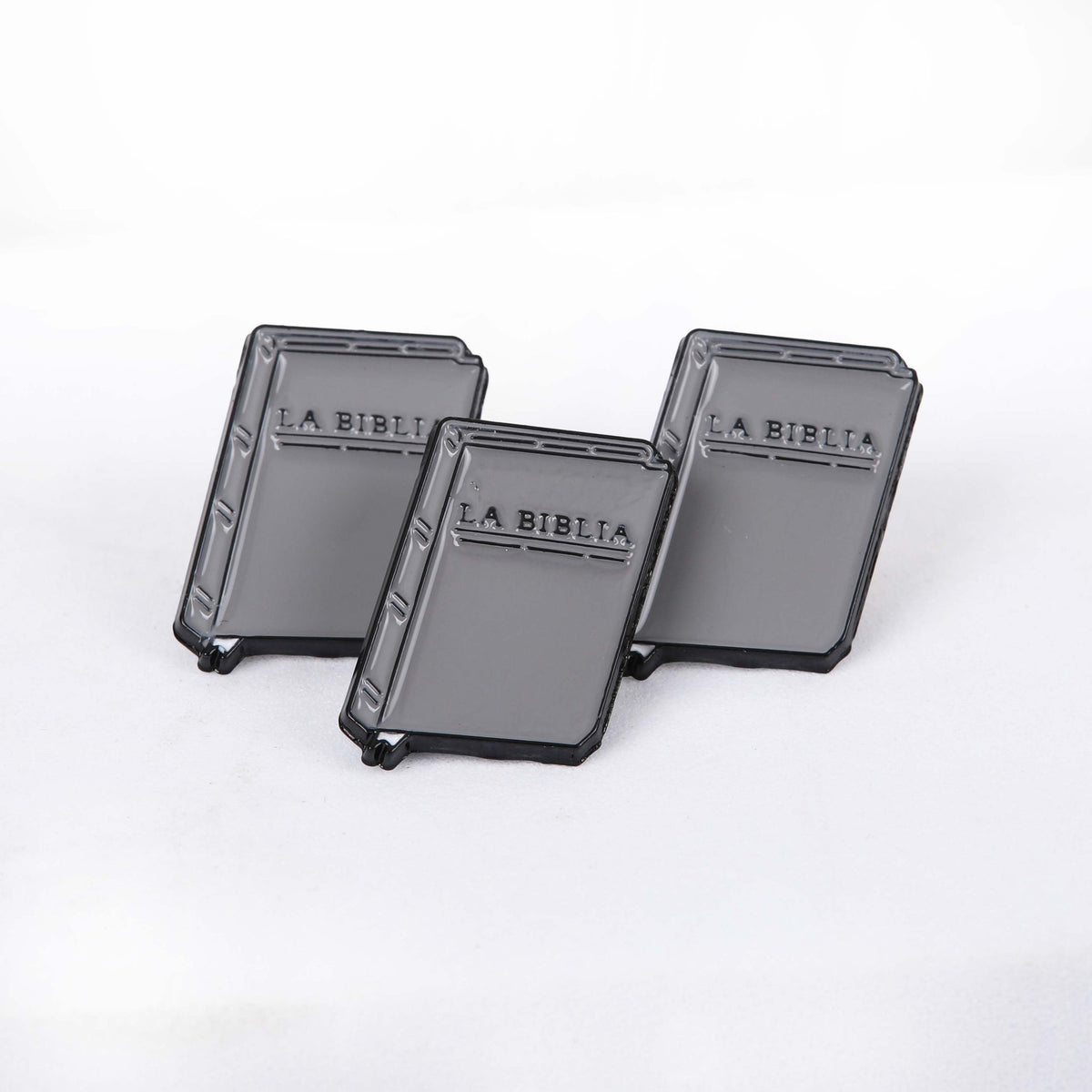PIN ENAMEL HOLY BIBLE SPANISH PK3