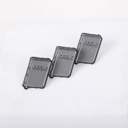 PIN ENAMEL HOLY BIBLE SPANISH PK3