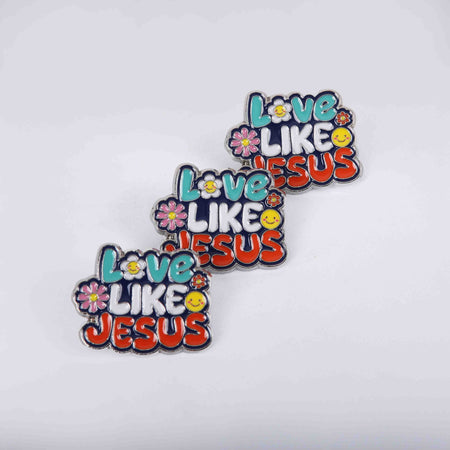 PIN ENAMEL LOVE LIKE JESUS PK3