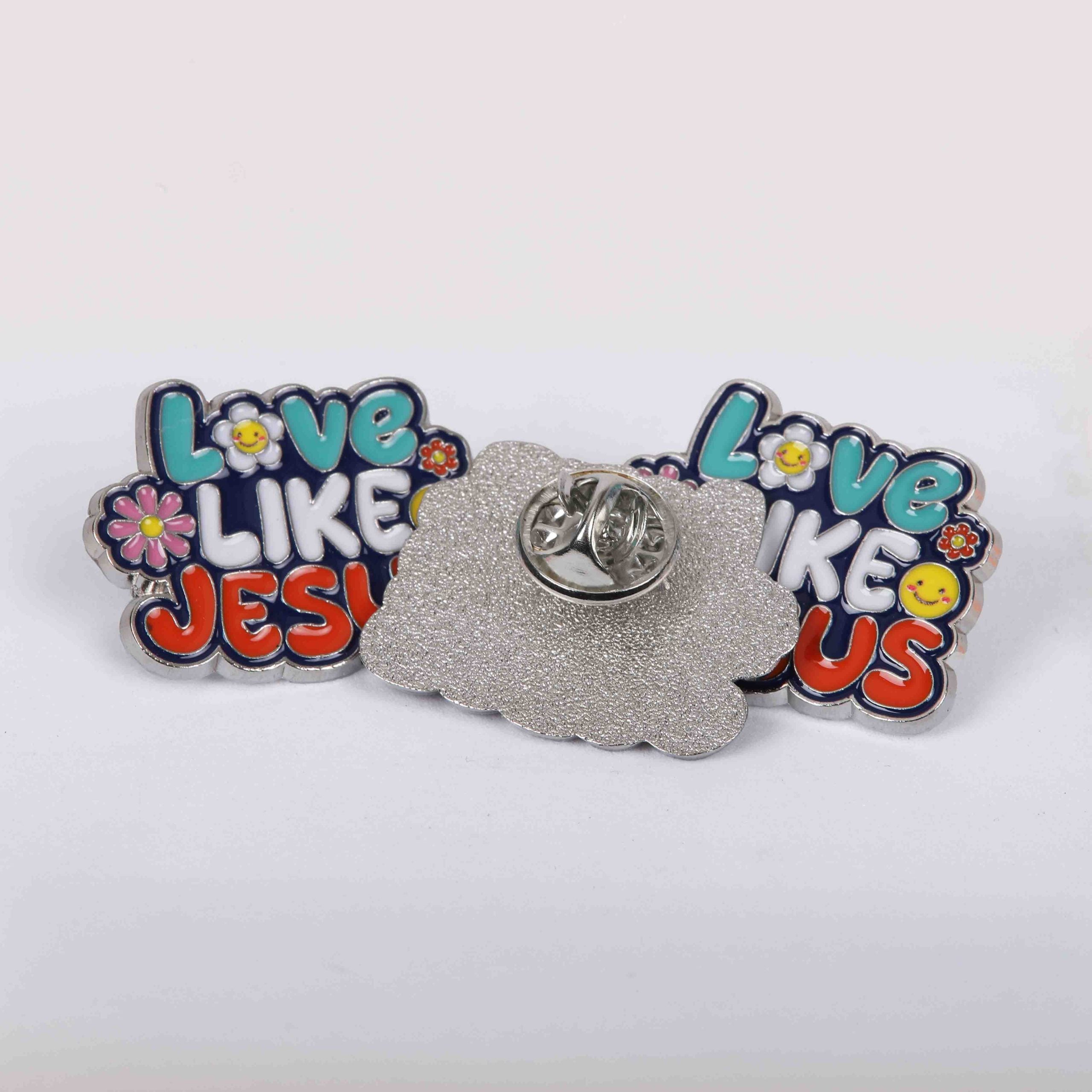 PIN ENAMEL LOVE LIKE JESUS PK3