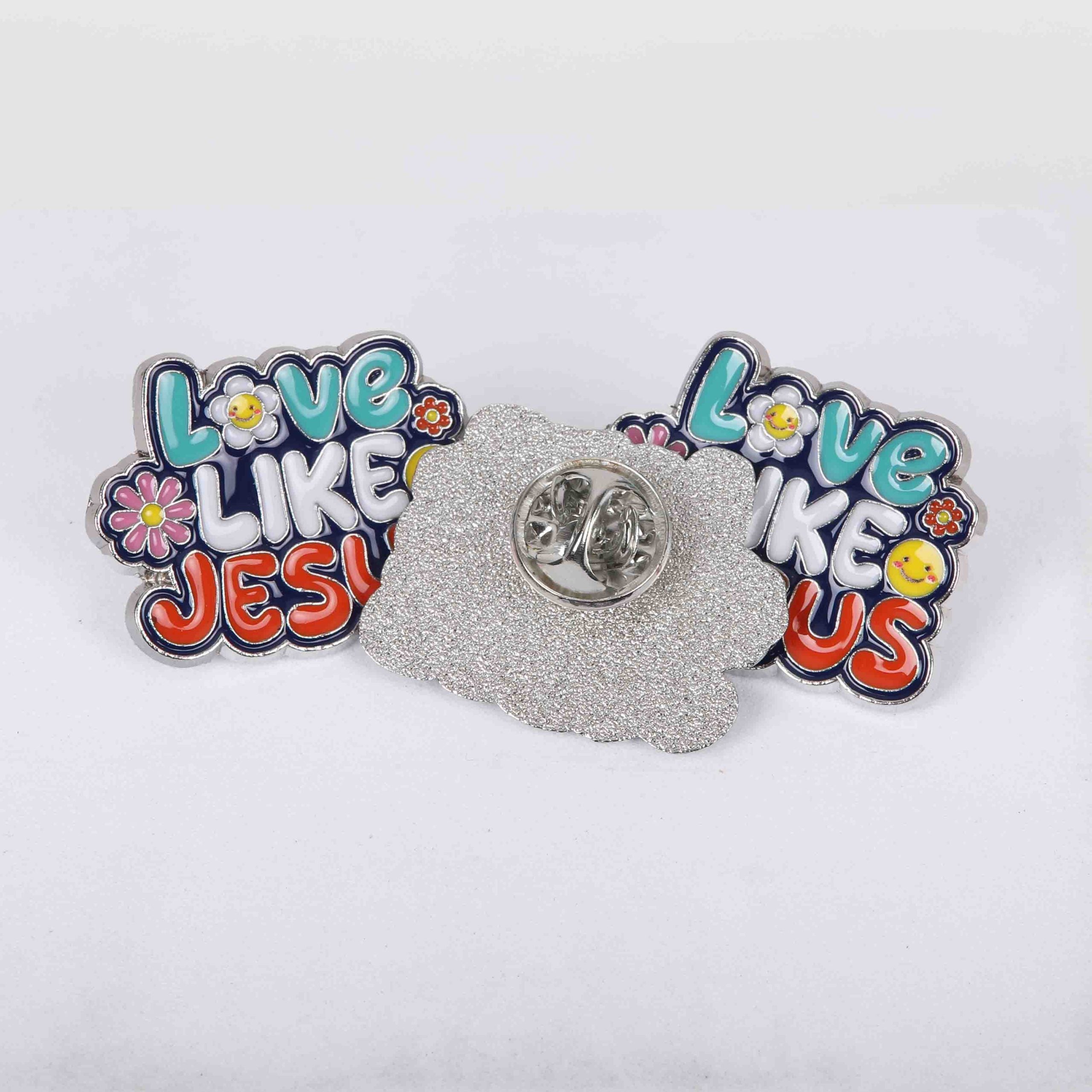 PIN ENAMEL LOVE LIKE JESUS PK3