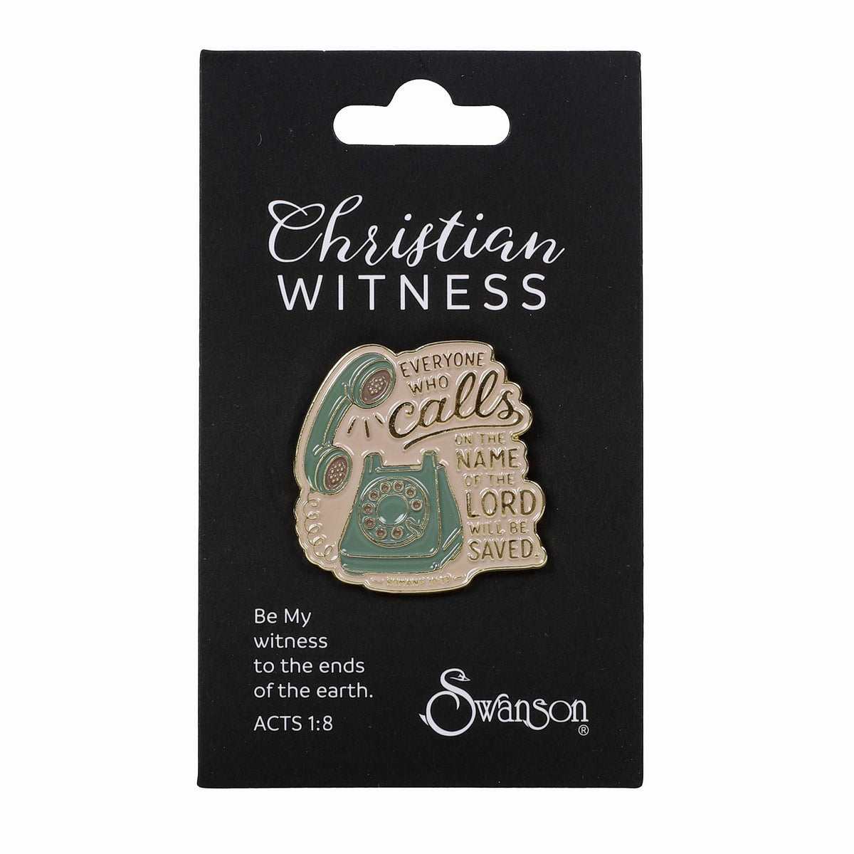 PIN ENAMEL ROMANS 10:13 PK3