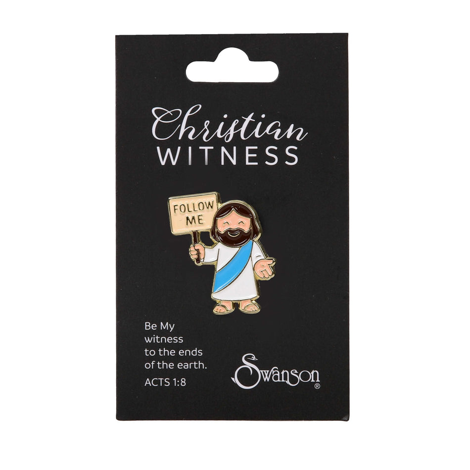 PIN ENAMEL FOLLOW ME JESUS PK3