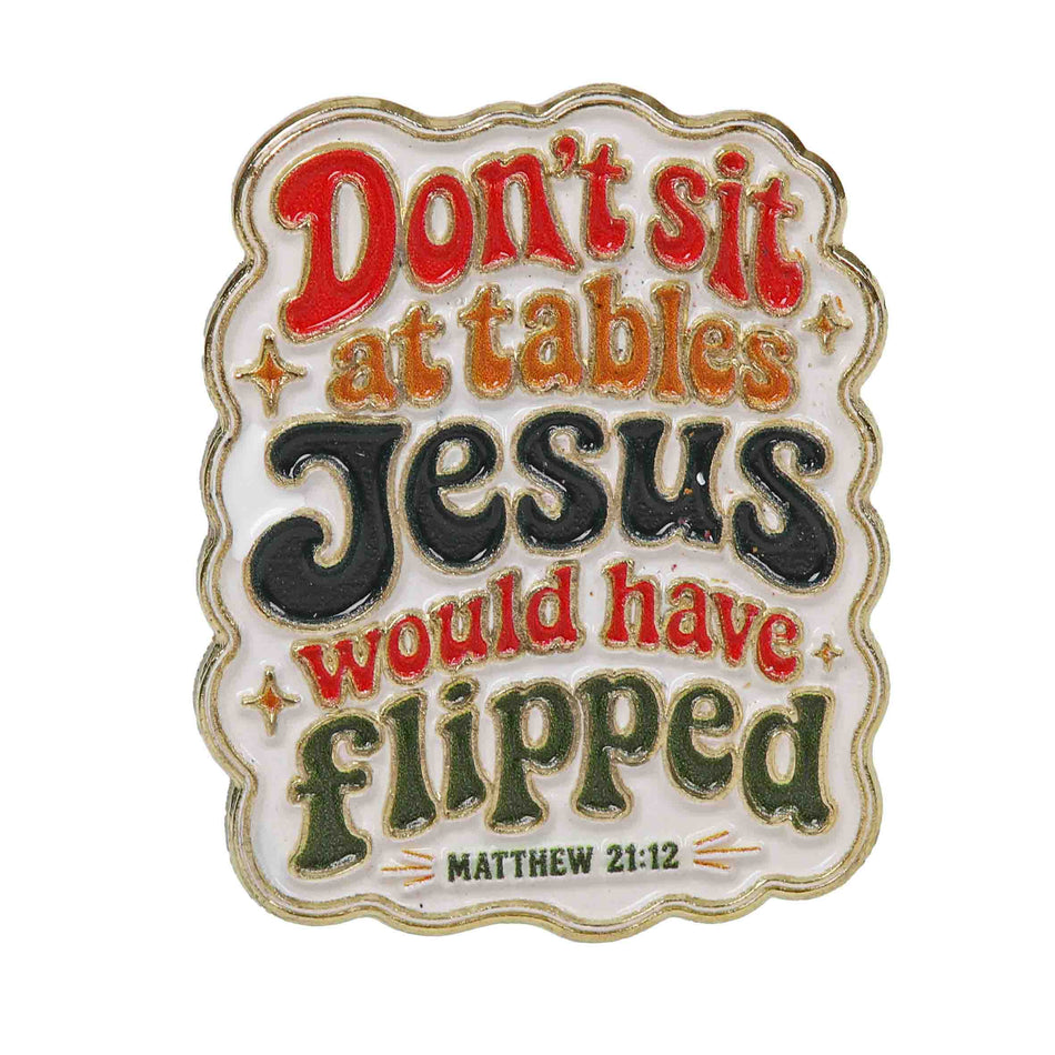 PIN ENAMEL MATTHEW 21:12 PK3