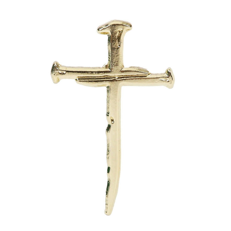 PIN ENAMEL CROSS OF NAILS PK3