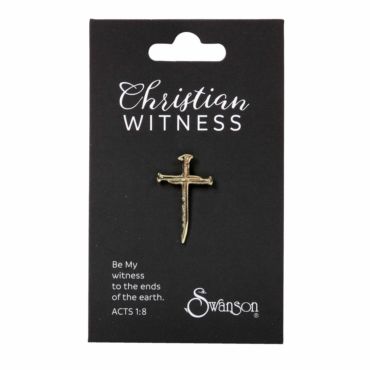 PIN ENAMEL CROSS OF NAILS PK3