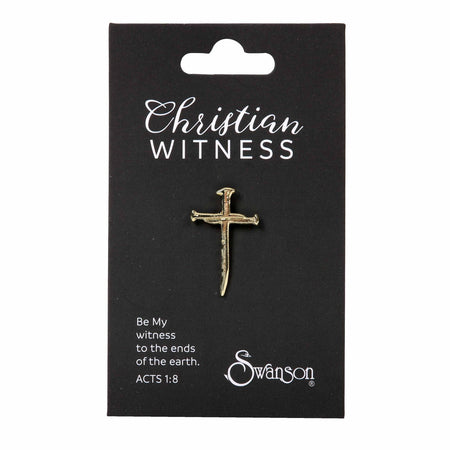 PIN ENAMEL CROSS OF NAILS PK3