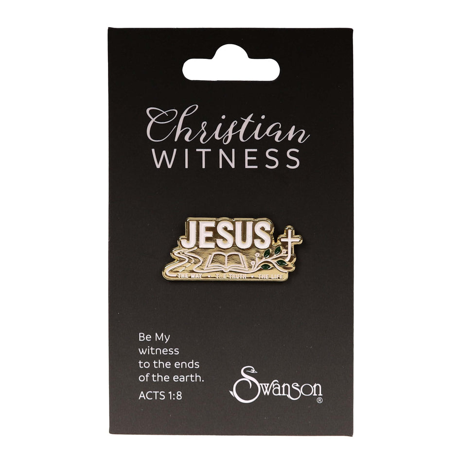 PIN ENAMEL  THE WAY THE TRUTH THE LIFE PK3