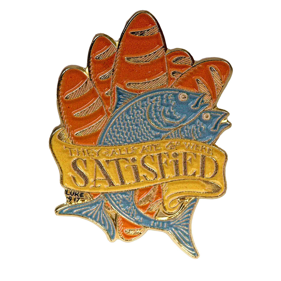 PIN ENAMEL LUKE 9:17 PK3