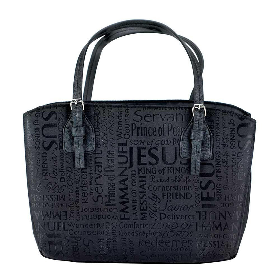 Names Of Jesus Black Bible Cover XL by Dicksons