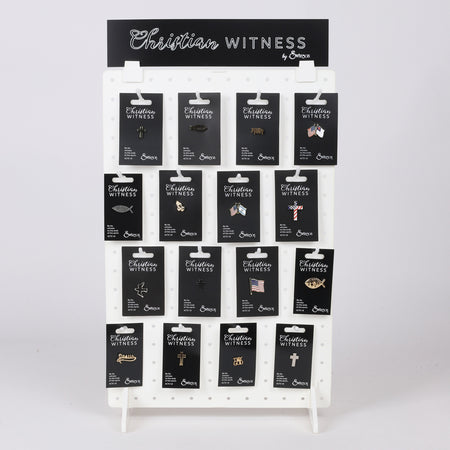 LAPEL PINS ASSORTMENT DISPLAY SCP PK96