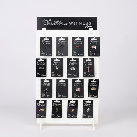 LAPEL PINS ASSORTMENT DISPLAY SCP PK96