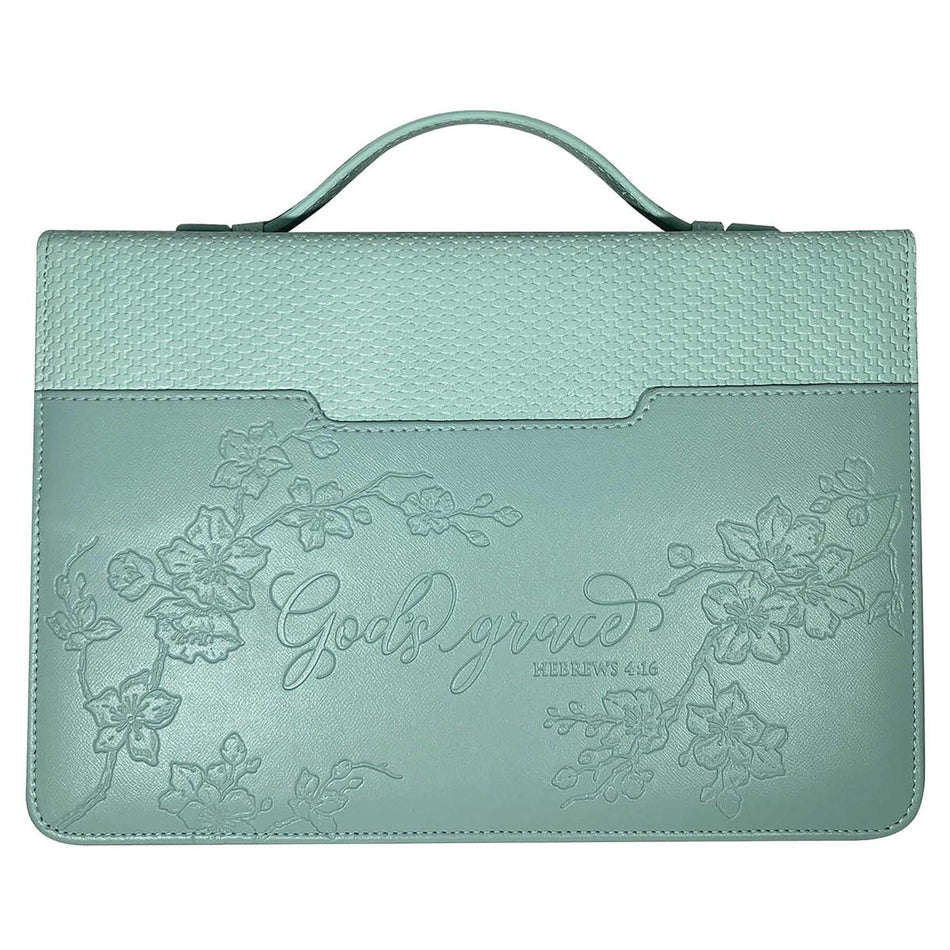 Bible Cover Weave -"god's Grace "-mint by Dicksons