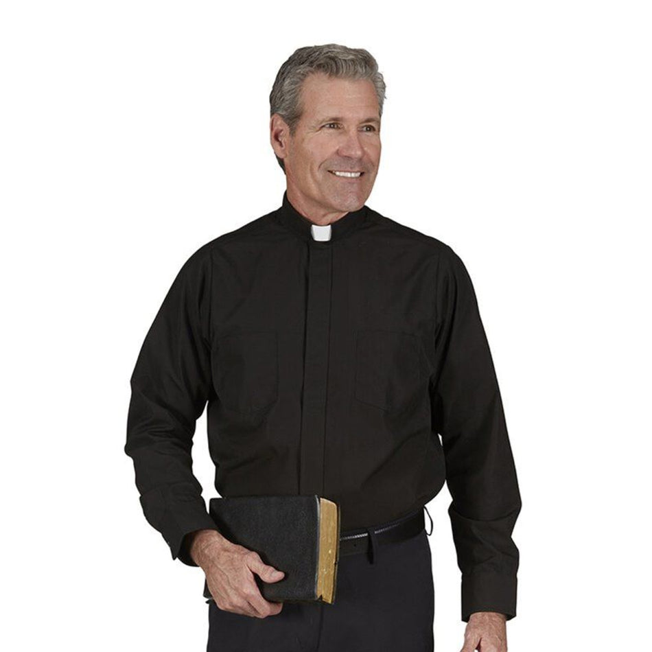 Men's Comfort Clergy Shirt - Long Sleeve