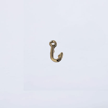 LAPEL PIN FISH HOOK GOLD PK6