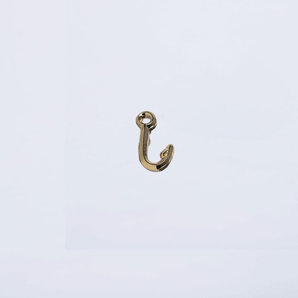 LAPEL PIN FISH HOOK GOLD PK6
