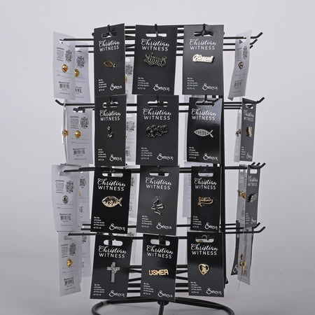 LAPEL PINS ASSORTMENT DISPLAY 283