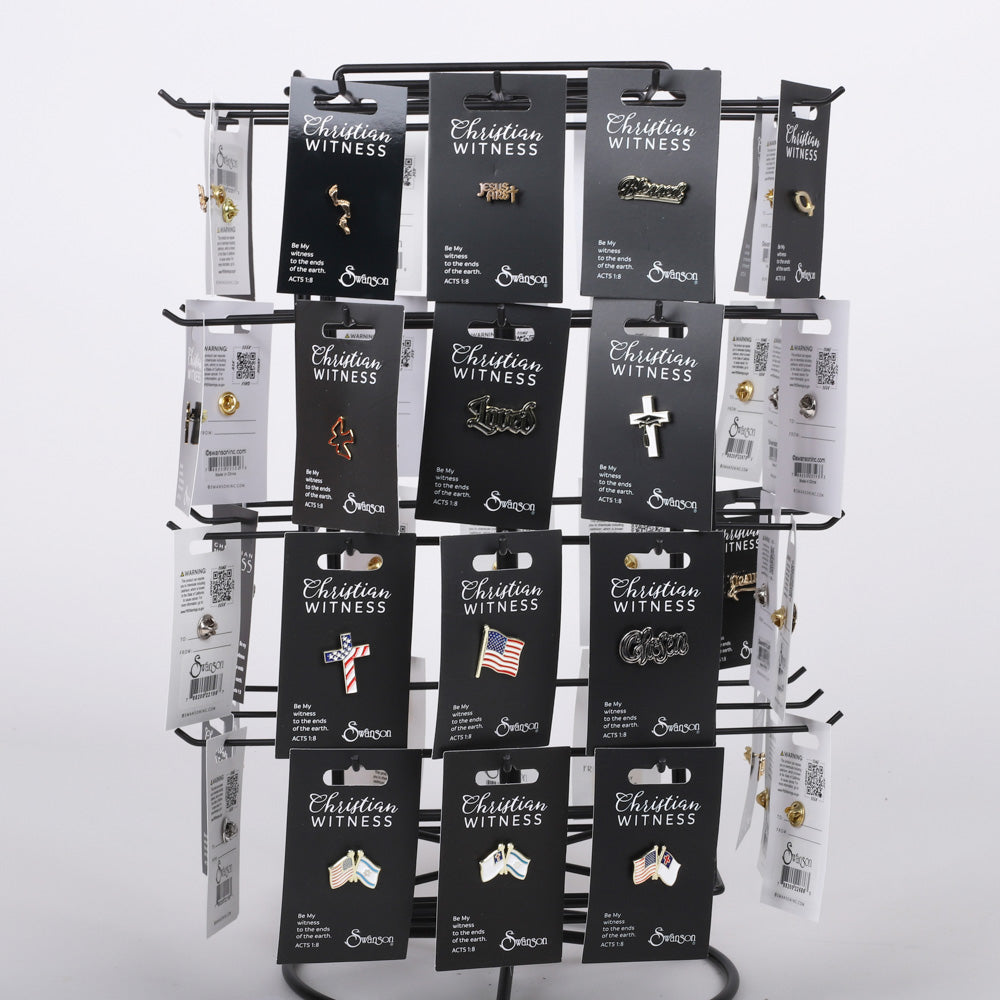 LAPEL PINS ASSORTMENT DISPLAY 283