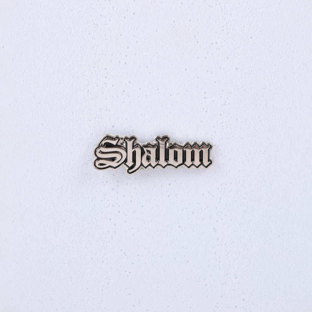 LAPEL PIN SHALOM SILVER PK3