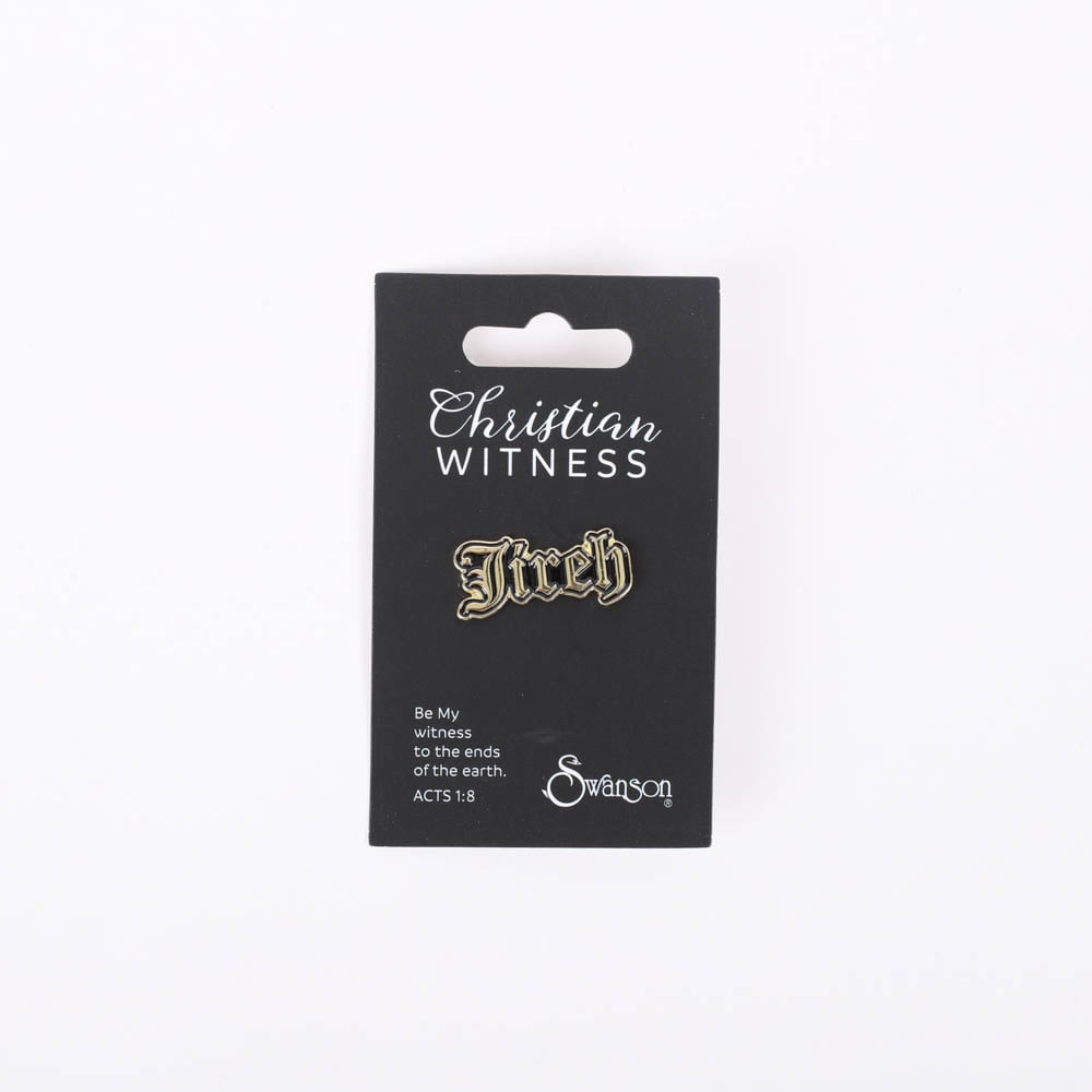 Jireh Gold and Black Lapel Pins - Pack of 3 by Swanson Christian Products, product view 2