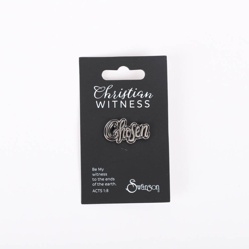 LAPEL PIN CHOSEN SILVER PK3
