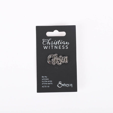 LAPEL PIN CHOSEN SILVER PK3