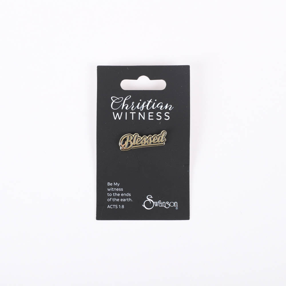 LAPEL PIN BLESSED GOLD PK3