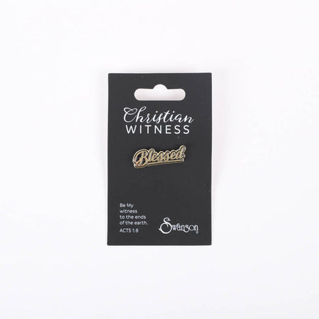 LAPEL PIN BLESSED GOLD PK3