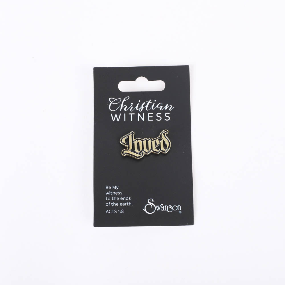 LAPEL PIN LOVED GOLD PK3