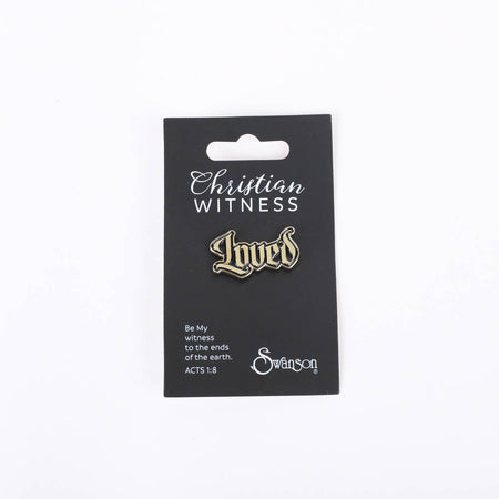 LAPEL PIN LOVED GOLD PK3