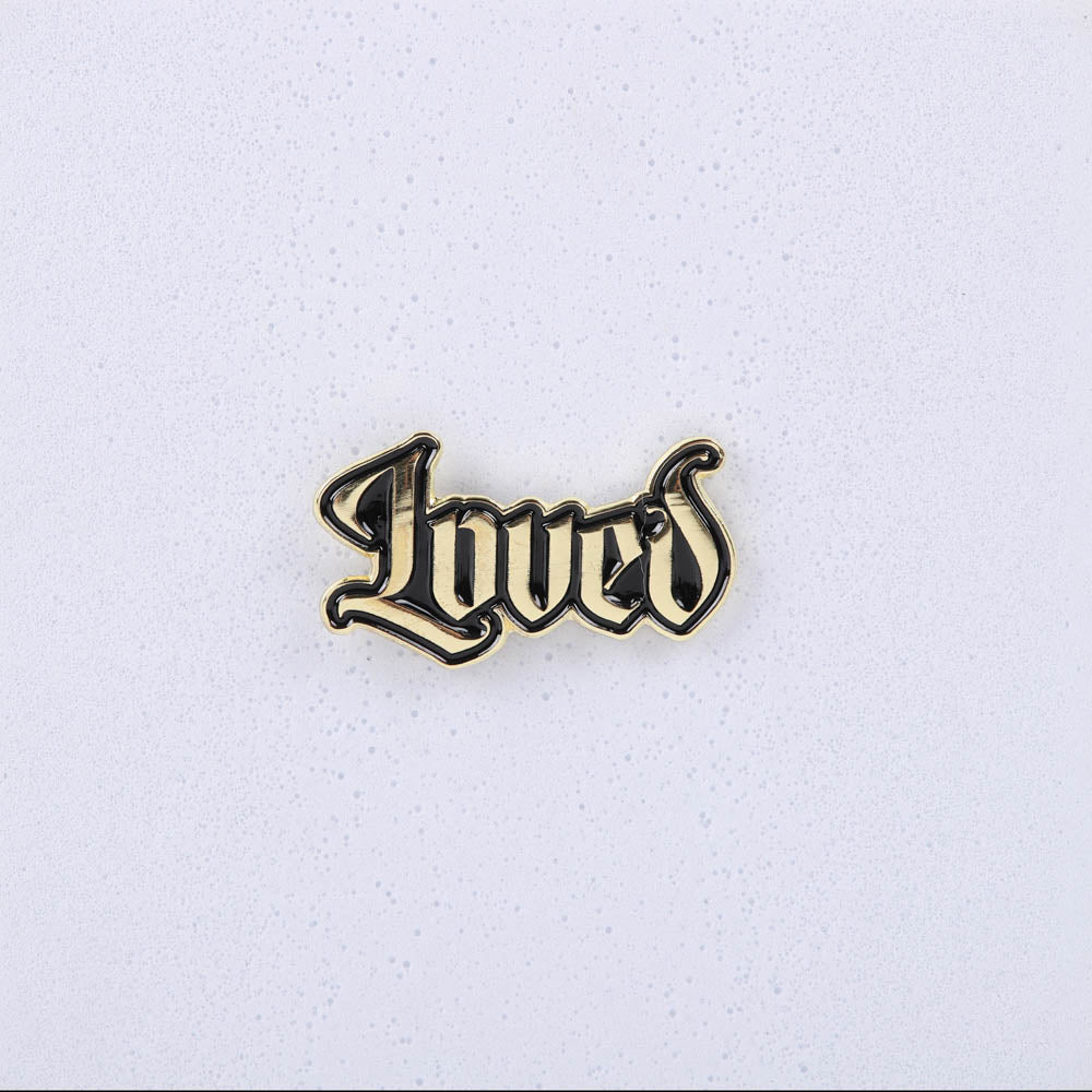 LAPEL PIN LOVED GOLD PK3
