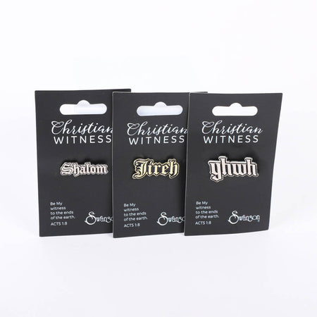 LAPEL PIN VARIETY NAMES OF GOD 3PC