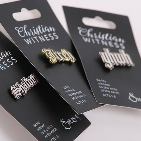 LAPEL PIN VARIETY NAMES OF GOD 3PC