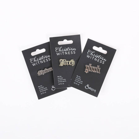 LAPEL PIN VARIETY NAMES OF GOD 3PC