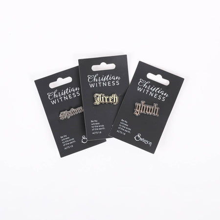 Names of God Lapel Pin Assortment - Pack of 3 by Swanson Christian Products, product view 2