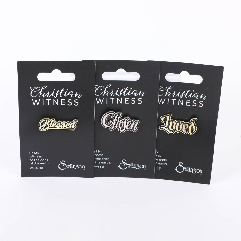 LAPEL PIN VARIETY WHO I AM 3PC