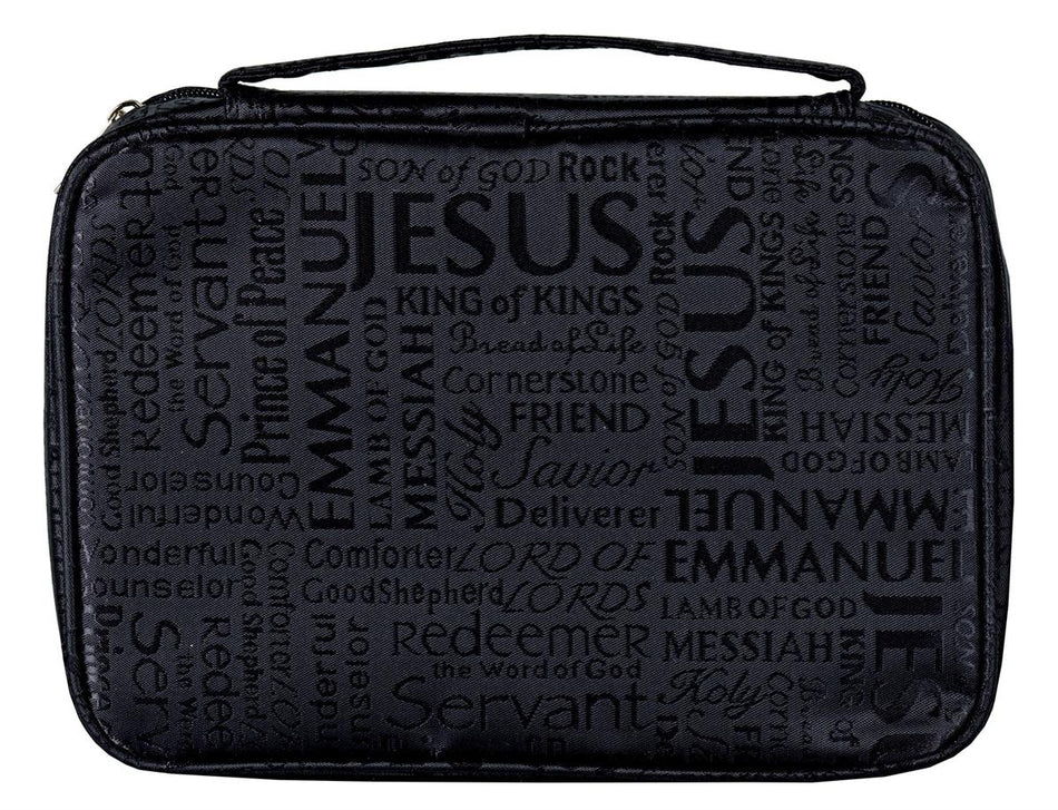 Bible Cover names of Jesus Black by Dicksons, product view 2