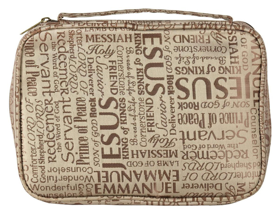 Bible Cover names of Jesus Brown by Dicksons, product view 2