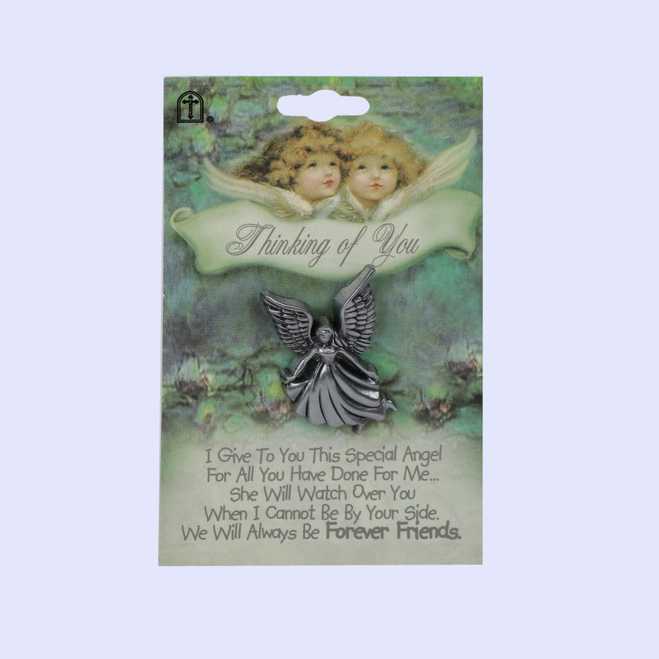 LAPEL PIN ANGEL THINKING OF YOU PK6